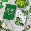 Artoid Mode Heart Shamrock Flowers Bless Home St. Patrick’s Day Kitchen Towels Dish Towels, 18×26 Inch Farmhouse Spring Decoration Cleaning Set of 4