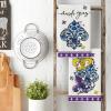 Artoid Mode Iris Florals Colorful Beads Mardi Gras Kitchen Towels Dish Towels, 18×26 Inch Farmhouse Decoration Cleaning Set of 2