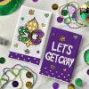 Artoid Mode Love Heart Iris Get Cary Mardi Gras Kitchen Towels Dish Towels, 18×26 Inch Farmhouse Decoration Cleaning Set of 4