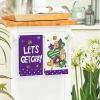 Artoid Mode Love Heart Iris Get Cary Mardi Gras Kitchen Towels Dish Towels, 18×26 Inch Farmhouse Decoration Cleaning Set of 4