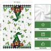 Artoid Mode Lucky Shamrock Gnome Happy St. Patrick’s Day Kitchen Towels Dish Towels, 18×26 Inch Seasonal Decoration Hand Towels Set of 4