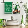Artoid Mode Lucky Shamrock Gnome Happy St. Patrick’s Day Kitchen Towels Dish Towels, 18×26 Inch Seasonal Decoration Hand Towels Set of 4