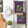 Artoid Mode Mask Iris Beads Happy Mardi Gras Kitchen Towels Dish Towels, 18×26 Inch Farmhouse Decoration Cleaning Set of 2