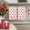 Artoid Mode Pink Candy Floss Love Heart Valentine’s Kitchen Towels Dish Towels, 18×26 Inch Anniversary Wedding Decoration Cleaning Set of 2(Beige)