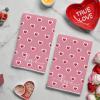 Artoid Mode Pink Candy Floss Love Heart Valentine’s Kitchen Towels Dish Towels, 18×26 Inch Anniversary Wedding Decoration Cleaning Set of 2(Pink)