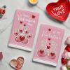 Artoid Mode Pink Cat Paw Print Love Heart Valentine’s Kitchen Towels Dish Towels, 18×26 Inch Anniversary Wedding Decoration Cleaning Set of 2