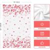 Artoid Mode Pink Love Heart Branch Valentine’s Kitchen Towels Dish Towels, 18×26 Inch Anniversary Wedding Decoration Cleaning Set of 2(Pink)