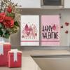 Artoid Mode Pink Love Heart Tree Happy Valentine’s Kitchen Towels Dish Towels, 18×26 Inch Anniversary Wedding Decoration Cleaning Set of 2
