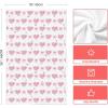 Artoid Mode Red Love Heart Bowknot Valentine’s Kitchen Towels Dish Towels, 18×26 Inch Anniversary Wedding Decoration Cleaning Set of 2(Pink)