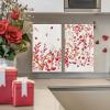 Artoid Mode Red Wildflower Floral Valentine’s Kitchen Towels Dish Towels, 18×26 Inch Anniversary Wedding Decoration Cleaning Set of 2(Red)