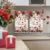 Artoid Mode Rose Floral Love Heart Valentine’s Kitchen Towels Dish Towels, 18×26 Inch Anniversary Wedding Decoration Cleaning Set of 2