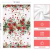 Artoid Mode Rose Floral Love Heart Valentine’s Kitchen Towels Dish Towels, 18×26 Inch Anniversary Wedding Decoration Cleaning Set of 2
