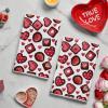 Artoid Mode Strawberry Chocolate Love Heart Valentine’s Kitchen Towels Dish Towels, 18×26 Inch Anniversary Wedding Decoration Cleaning Set of 2