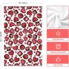 Artoid Mode Strawberry Chocolate Love Heart Valentine’s Kitchen Towels Dish Towels, 18×26 Inch Anniversary Wedding Decoration Cleaning Set of 2