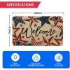 Artoid Mode Welcome American Flag Stars Patriotic 4th of July Doormat, Memorial Day Home Decor Switch Rug Door Mat Floor Mat 17×29 Inch