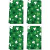 Artoid Mode Beige Clover Shamrock St.Patrick’s Day Kitchen Towels Dish Towels, 18×26 Inch Farmhouse Holiday Spring Decoration Cleaning Set of 2(4pcs green)