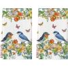 Artoid Mode Bird Butterfly Floral Spring Kitchen Towels Dish Towels, 18×26 Inch Farmhouse Summer Decoration Cleaning Set of 2