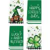 Artoid Mode Lucky Shamrock Gnome Happy St. Patrick’s Day Kitchen Towels Dish Towels, 18×26 Inch Seasonal Decoration Hand Towels Set of 4