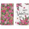 Artoid Mode Plant Floral Love Heart Valentine’s Kitchen Towels Dish Towels, 18×26 Inch Anniversary Wedding Decoration Cleaning Set of 2
