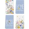 Artoid Mode Sweet Home Floral Bless Spring Kitchen Towels Dish Towels, 18×26 Inch Farmhouse Summer Decoration Cleaning Set of 4