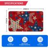 Artoid Mode American Flag Stars Freedom Patriotic 4th of July Doormat, Memorial Day Home Decor Switch Rug Door Mat Floor Mat 17×29 Inch
