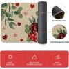 Artoid Mode Leaves Heart Valentines Kitchen Mats Set of 2, Low-Profile Home Decor Kitchen Rugs for Floor – 17×29 and 17×47 Inch