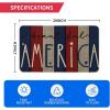 Artoid Mode Vertical Stripe American Flag Stars Patriotic 4th of July Doormat, Memorial Day Home Decor Switch Rug Door Mat Floor Mat 17×29 Inch