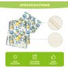 Artoid Mode Blue Lemon Iris Summer Table Runner, Seasonal Spring Kitchen Dining Table Decor for Home Party Decor 13×72 Inch(Blue)