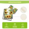 Artoid Mode Buffalo Plaid Sunflower Table Runner, Summer Fall Seasonal Kitchen Dining Table Decoration for Indoor Outdoor Home Party Decor 13 x 72 Inch(13″ x 36″  Table Runner)