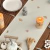 Artoid Mode Wild Flowers Grasses Floral Fall Table Runner, Seasonal Autumn Kitchen Dining Table Decoration for Home Party Decor 13×72 Inch(Beige)