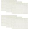 Artoid Mode Beige Farmhouse Woven Rustic Hollow Placemats Set of 4,12×18 Inch Seasonal Holiday Table Mats Party Kitchen Dining Decoration(Beige)