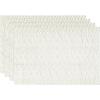 Artoid Mode Beige Farmhouse Woven Rustic Hollow Placemats Set of 4,12×18 Inch Seasonal Holiday Table Mats Party Kitchen Dining Decoration(Beige)