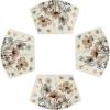 Artoid Mode Pink Florals Poppy Spring Placemats Set of 4, 12×18 Inch Seasonal Summer Holiday Table Mats for Party Kitchen Dining Decoration(Multicolor)