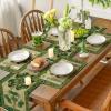 Artoid Mode Celtic Knot Shamrock St. Patrick’s Day Placemats Set of 4, 12×18 Inch Seasonal Spring Table Mats for Party Kitchen Dining Decoration