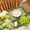 Artoid Mode Celtic Knot Shamrock St. Patrick’s Day Placemats Set of 4, 12×18 Inch Seasonal Spring Table Mats for Party Kitchen Dining Decoration