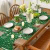 Artoid Mode Hat Clover Shamrocks Lucky St. Patrick’s Day Placemats Set of 4, 12×18 Inch Seasonal Spring Table Mats for Party Kitchen Dining Decoration(Green)