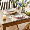 Artoid Mode Rose Vase Mother’s Day Placemats Set of 4, 12×18 Inch Seasonal Spring Holiday Table Mats for Party Kitchen Dining Decoration