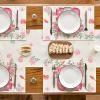 Artoid Mode Rose Vase Mother’s Day Placemats Set of 4, 12×18 Inch Seasonal Spring Holiday Table Mats for Party Kitchen Dining Decoration