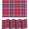 Artoid Mode Buffalo Plaid Vinyl Placemats Set of 4, 12×18 Inch Washable Non-Slip Heat Resistant Plastic Place Mats for Party Dining Table, Yellow/White(Red/Blue)