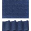 Artoid Mode Pink Vinyl Placemats Set of 4, Washable Heat Resistant Non-Slip Plastic PVC Place Mats for Farmhouse Holiday Party Dining Decor(D-dark Blue)