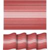 Artoid Mode White Pink Vinyl Placemats Set of 4, Washable Heat Resistant Non-Slip Woven Plastic PVC Easter Place Mats for Farmhouse Holiday Party Kitchen Dining Decor(Red)