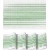 Artoid Mode White Pink Vinyl Placemats Set of 4, Washable Heat Resistant Non-Slip Woven Plastic PVC Easter Place Mats for Farmhouse Holiday Party Kitchen Dining Decor(White/Green)