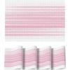 Artoid Mode White Pink Vinyl Placemats Set of 4, Washable Heat Resistant Non-Slip Woven Plastic PVC Easter Place Mats for Farmhouse Holiday Party Kitchen Dining Decor(White/Pink)