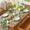 Artoid Mode Cloisonne Clover Round St. Patrick’s Day Placemats Set of 4, 14 Inch Seasonal Spring Shamrocks Table Mats for Kitchen Dining Decoration(Beige)