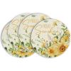 Artoid Mode Hello Sunshine Sunflower Summer Placemats Set of 4, 12×18 Inch Seasonal Spring Holiday Table Mats for Party Kitchen Dining Decoration(Beige)