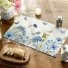 Artoid Mode Hydrangea Wildflowers Spring Placemats Set of 4, 12×18 Inch Seasonal Summer Holiday Table Mats for Party Kitchen Dining Decoration