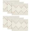 Artoid Mode Light Grey Farmhouse Woven Rustic Placemats Set of 4,12×18 Seasonal Holiday Macrame Burlap Kitchen Dining Table Decoration for Home Party Decor(Caramel)