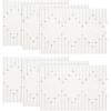 Artoid Mode Light Grey Farmhouse Woven Rustic Placemats Set of 4,12×18 Seasonal Holiday Macrame Burlap Kitchen Dining Table Decoration for Home Party Decor(Sage Green)