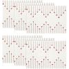 Artoid Mode Light Grey Farmhouse Woven Rustic Placemats Set of 4,12×18 Seasonal Holiday Macrame Burlap Kitchen Dining Table Decoration for Home Party Decor(Red)