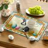 Artoid Mode Rabbit Bunny Eggs Carrot Easter Placemats Set of 4, 12×18 Inch Seasonal Spring Holiday Table Mats for Party Kitchen Dining Decoration